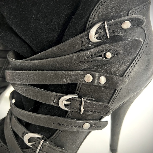 NWT MISS SIXTY Strappy Ankle Booties Sz EU 37 fit like an 8 - Picture 2 of 4